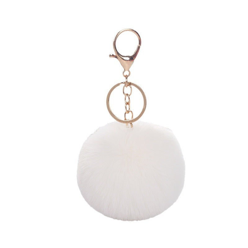 Wholesale Imitation rabbit fur ball keychain